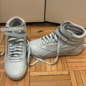 Reebok Cardi B x freestyle High Glass Blue High-Top Sneakers